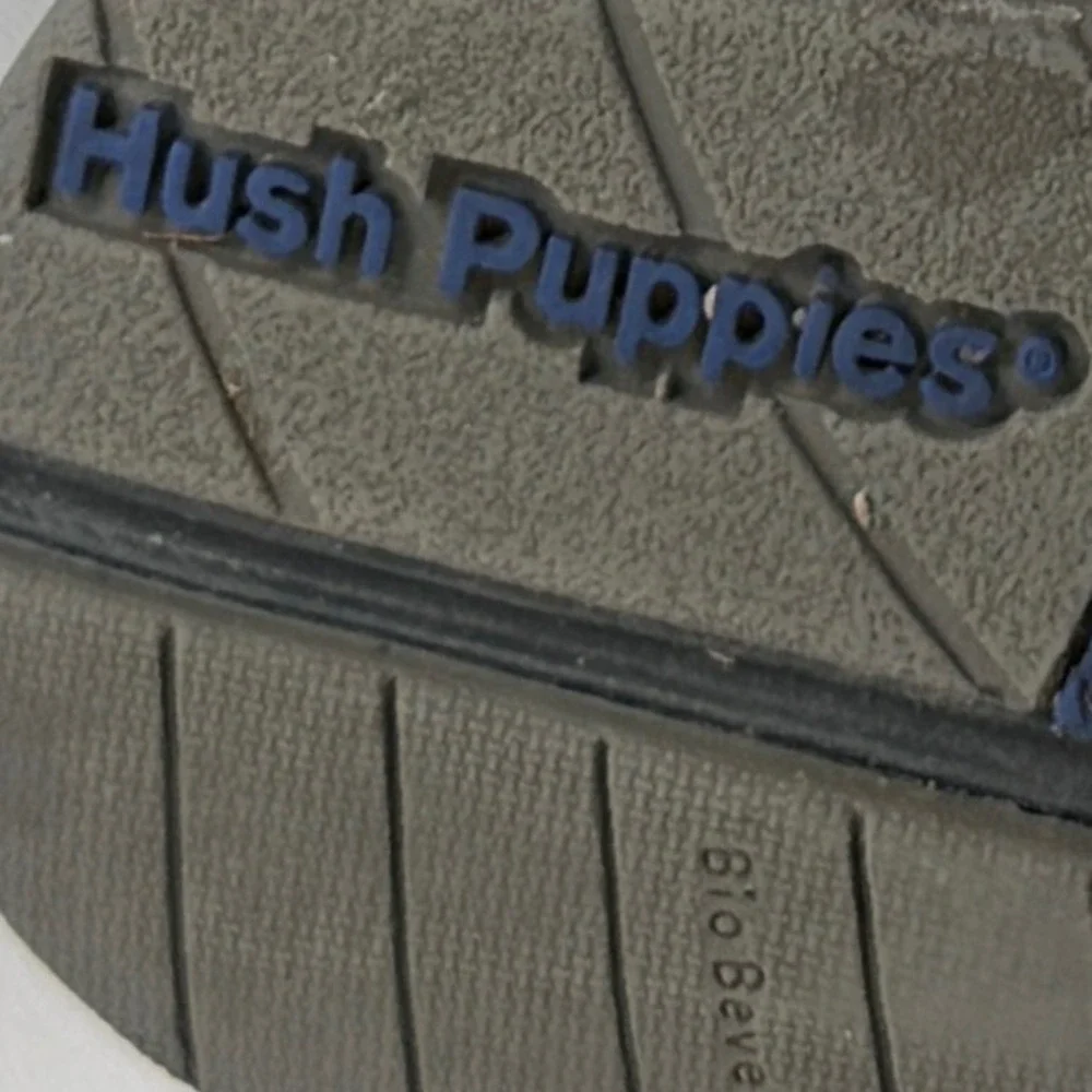 Hush Puppies Origin Oxford‎ Shoe Mens 8.5 EW Extra Wide Black Leather Casual
